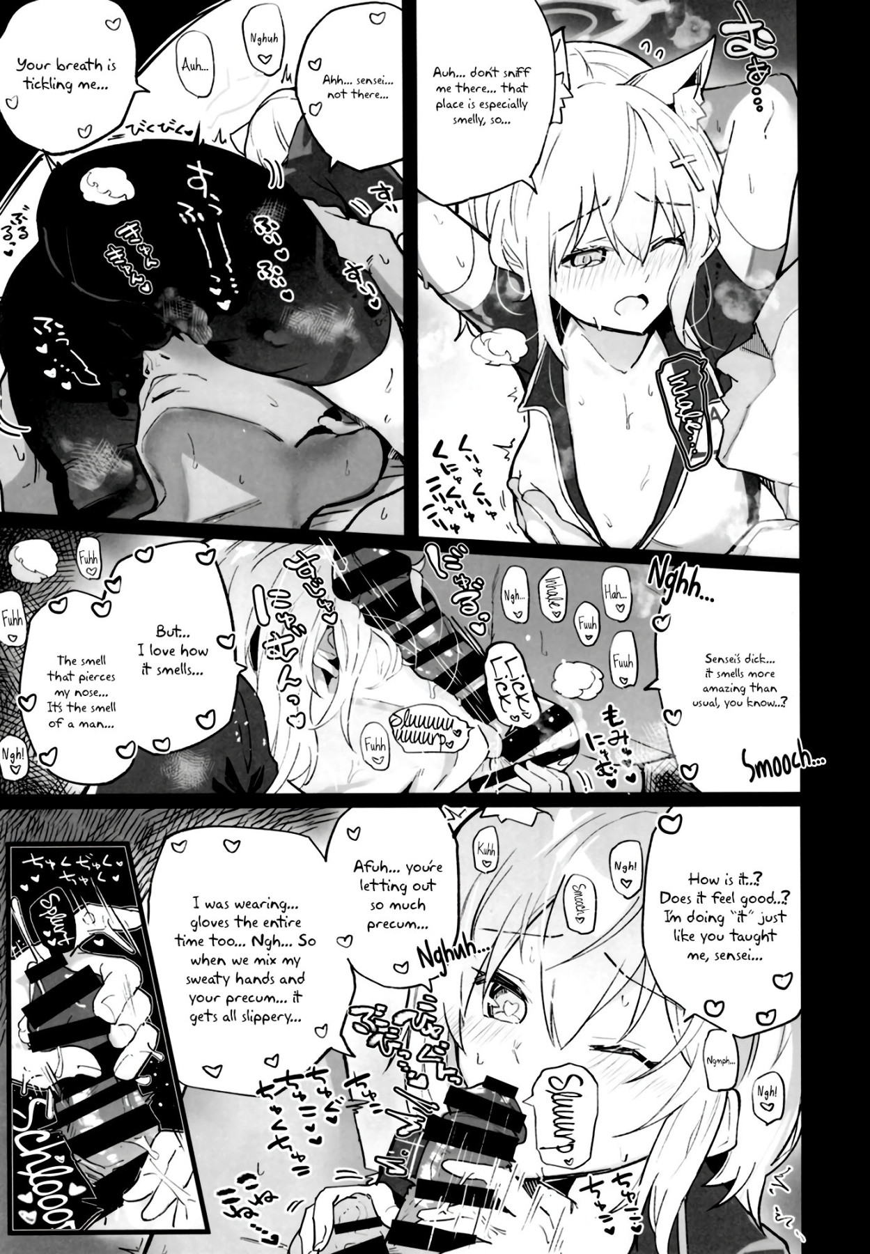 Hentai Manga Comic-Steamy Blue Archive-Read-14